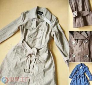 批發折扣女裝,風衣,韓版女裝,白領時裝_服裝服飾_世界工廠網中國產品信息庫