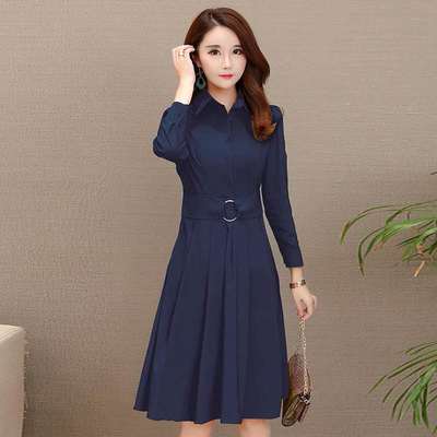 尾貨服飾批發怡美秋冬連衣裙